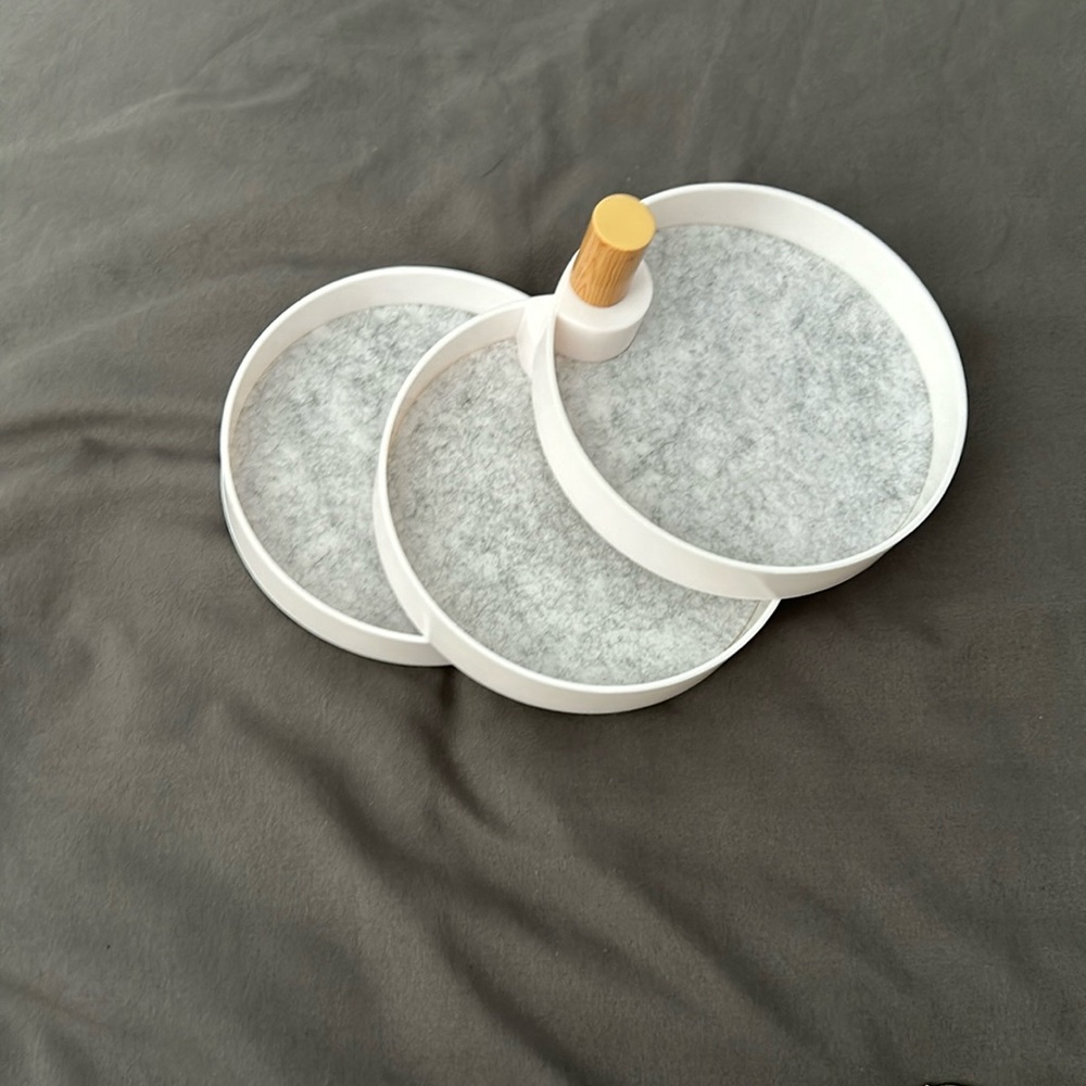 Trio stack jewelry holder